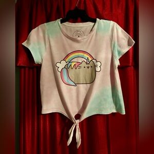 Kids' Rainbow Cat Graphic Tee
